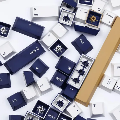 Vista 6 de EPOMAKER Rudy Juego de teclas completas de 135 teclas de perfil OEM de doble disparo PBT para teclado mecánico, compatible con interruptores