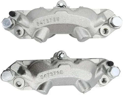 Vista 3 de BRTEC Pinzas de freno de disco delanteras izquierda y derecha 187016 187017 para Chevy Corvette 1965-1982 Pinzas de freno delanteras para conductor