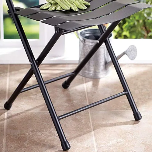 Vista 2 de Tapas de goma para patas de silla de mesa de 1 pulgada, paquete de 16, color negro (1 pulgada, 16)