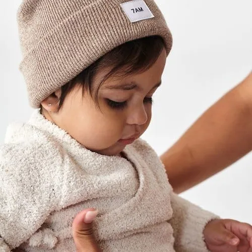 Vista 9 de 7 AM Enfant Baby Wrap Top - Ultra-Soft Fabric Side-Snap for Babies, Machine Washable Comfortable Warm Long Sleeved Wrap Top