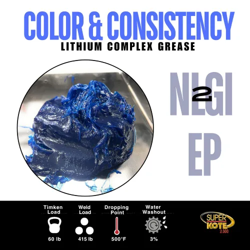 Vista 4 de Grasa compleja de litio Lubricante Superkote 2000 Multipurpose NLGI 2 EP Alta temperatura Automotriz Construcción Industria