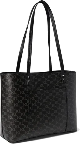 Vista 2 de Karl Lagerfeld Paris Adele Tote Negro Logo Combo Talla única, Combo de logotipo negro, talla única