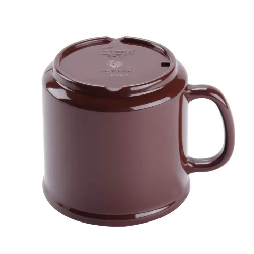Vista 5 de G.E.T. S-12-BR - Taza de café irrompible, 12 onzas, color marrón (juego de 12)