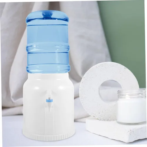 Vista 4 de ORFOFE Dispensador de agua versátil para escritorio, soporte para jarra de agua para oficina, enfriador portátil, soporte dispensador de botellas