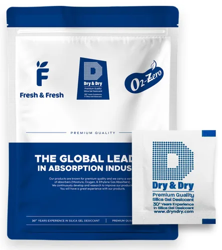 Vista 52 de Dry & Dry 0.04 oz [50 paquetes] Paquetes de gel de sílice desecantes, paquetes de sílice - Paquetes de gel de sílice recargable, paquetes