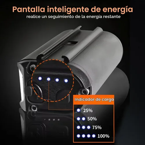 Vista 5 de Suruid Luz LED súper brillante para bicicleta, faro de bicicleta recargable USB, faro de bicicleta impermeable, faro de bicicleta impermeable, luz