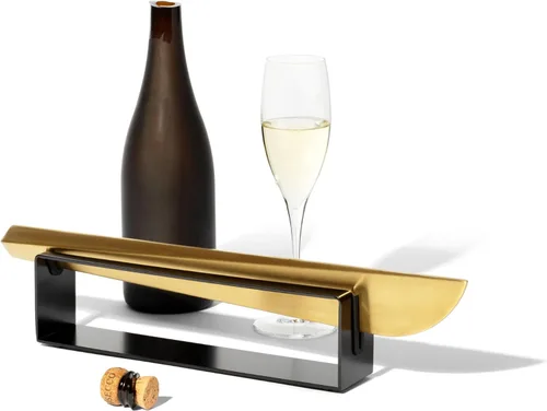 Vista 2 de RBT Sable de champán prémium para reventar botellas sin esfuerzo, elegante herramienta de sabrage, 3.94 x 17.72 pulgadas