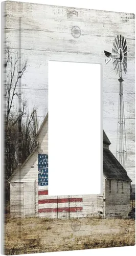 Vista 95 de Placa de pared abstracta con diseño de amanecer retro, arco iris, puesta de sol, sin dispositivo, placa de pared decorativa en blanco, placa frontal