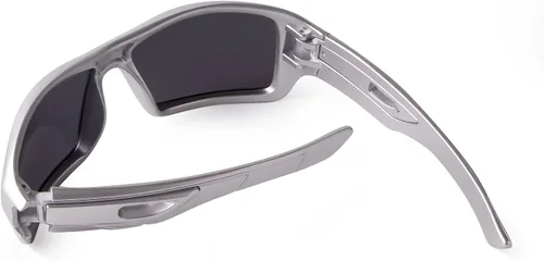 Vista 5 de ADE WU Gafas de sol deportivas polarizadas para hombre, gafas de sol rectangulares de moda para hombre