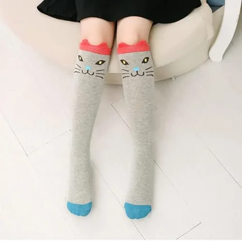 Vista 5 de Cute Tube Socks, Girls Knee Socks, Fun Socks For Girls or Teens, cute animal socks Fox Cat Deer Fawn Bear