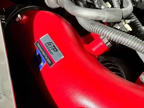 Vista 4 de FTP Motorsport Tubo de carga compatible con motor BM G20/G22/A90 3.0T Supra B58 3.0T (Gen2), rojo, diseño de alto flujo para mayor robustez