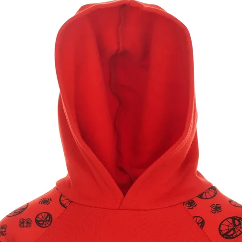 Vista 4 de Marvel Vengadores Spider-Man Miles Morales - Conjunto de sudadera con capucha y pantalones deportivos para bebé