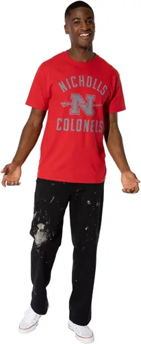 Vista 185 de LOGOVISION Official Collegiate One Color Distressed Logo Short Sleeve for Men & Women T Shirt Collection 3