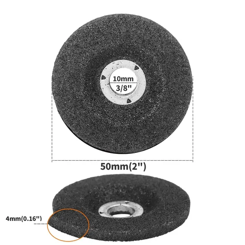 Vista 2 de SI FANG Muela abrasiva de 2" para mini amoladora angular de aire de 2 pulgadas, paquete de 25