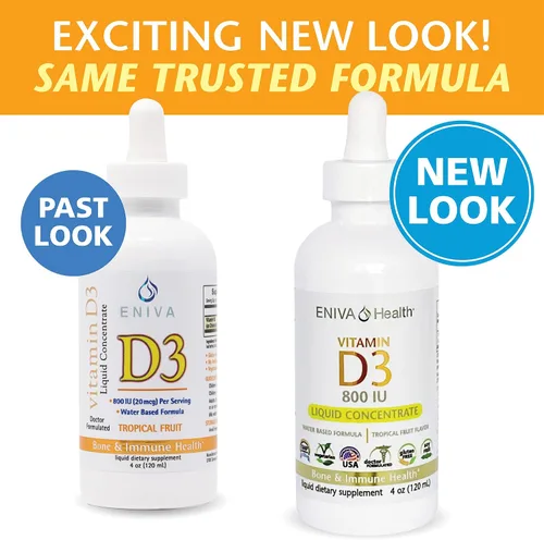 Vista 3 de Eniva Health Vitamina D líquida (D3) Dr. Formulado para una rápida absorción (4.1 fl oz)