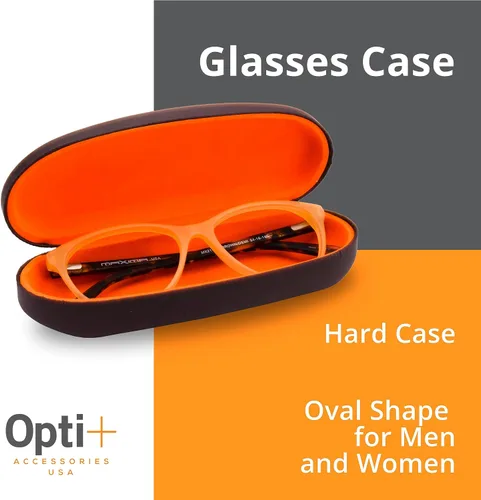 Vista 2 de Estuche rígido para gafas Fundas protectoras - Forma rectangular Estuche rígido - Estuche para gafas - Gafas de lectura para hombres y mujeres