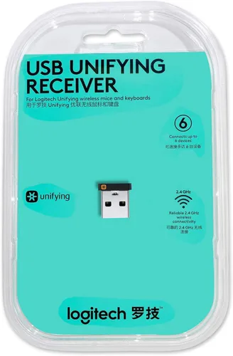 Vista 6 de Logitech Receptor unificador USB - Paquete de 2