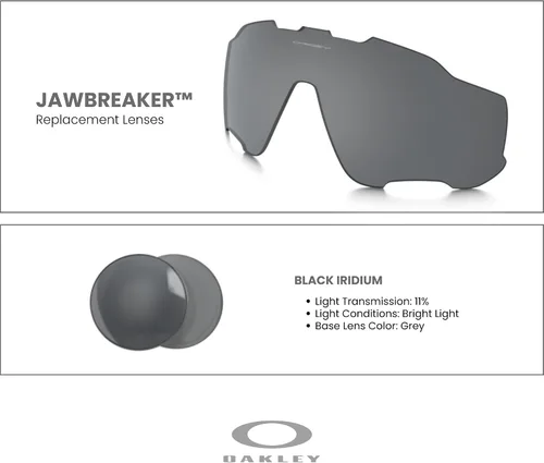Vista 3 de OAKLEY Original Jawbreaker Replacement Lenses For Men For Women+ Bundle Microfiber Pouch -FRAMES NOT INCLUDED