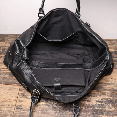 Vista 3 de Ztimi Men's Handy Gym Bag Shoulder Messenger Bag Large Capacity Travel Bag Luggage Bag Large
