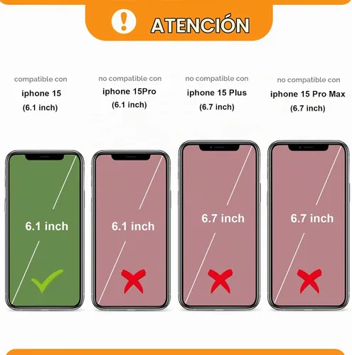Vista 2 de Bocasal Funda tipo cartera desmontable para iPhone 15 con bloqueo RFID, ranuras para tarjetas, soporte de cuero PU premium, soporte magnético tipo