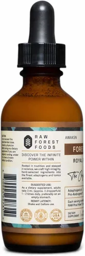Vista 8 de RAW Forest Foods Forest Manna - Tintura de polen de pino real, extracción 1:2 verdadera de doble etapa, polen de pino puro, solo en botella de 2