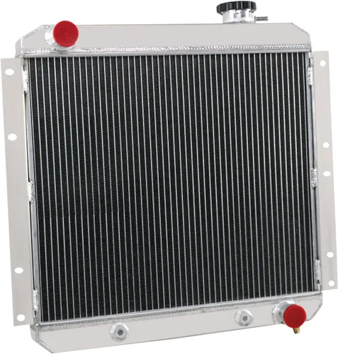 Vista 6 de Relé de ventilador de aluminio de 3 hileras para Toyota Land Cruiser FJ40 FJ45 Gasolina 1958-1984