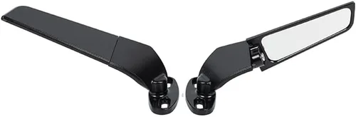 Vista 6 de Espejos retrovisores Accesorios de motocicleta para Ninja 400 650 Wind Wing Espejo lateral giratorio ajustable Winglet 2018-2022