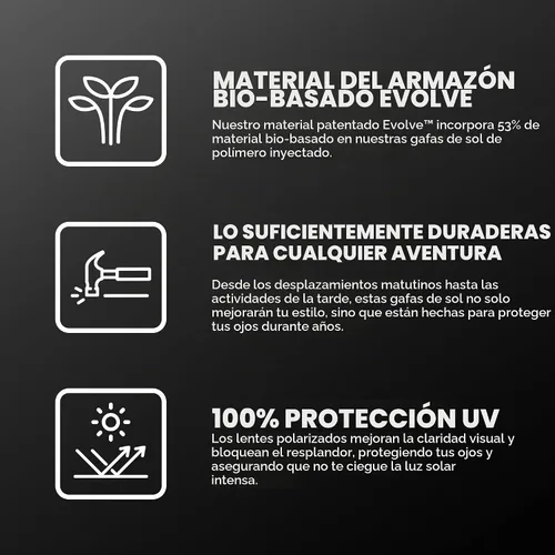 Vista 7 de Suncloud Topsail - Gafas de sol polarizadas – 100% protección UV – Ajuste cómodo, diseño moderno – para hombres y mujeres