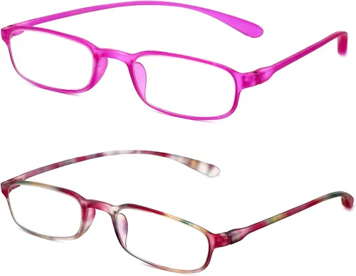 Vista 20 de Calabria 718 Flexie Oval - Gafas de lectura para hombres/mujeres, lectores flexibles, ligeros y duraderos, marco TR-90 de poder único plegable Ébano