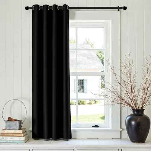 Vista 334 de [Usado] jinchan - Cortina de piedra blanca de 96 pulgadas de largo con filtro de luz para sala de estar, cortina de piedra blanca de un panel