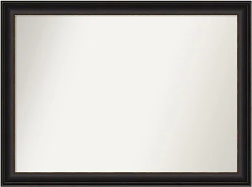 Vista 11 de Amanti Art Espejo de pared de bronce de 29 x 23 pulgadas, espejo rectangular de baño de bronce aceitado para decoración de pared de sala de estar