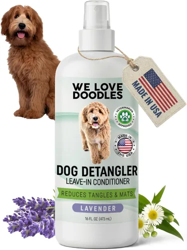 Vista 12 de We Love Doodles Spray desenredante para perros – Acondicionador sin enjuague para perros – Spray desenredante para perros – Spray desenredante