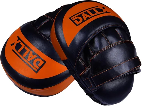 Vista 3 de DALLX Guantes deportivos con gancho y Jab curvados para entrenamiento de artes marciales, karate, kickboxing, muay thai, con correas ajustables