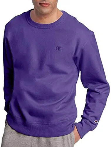 Vista 138 de Champion Sudadera de forro polar de peso medio con cuello redondo para hombre (regular o grande y alto)