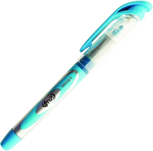 Vista 10 de Pentel Resaltador líquido con punta de cincel 24/7, tinta violeta, caja de 12 (SL12-V)