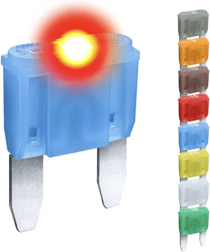 Vista 10 de CARAX Fusible Premium Mini Blade Smart Auto Glow Fusible Fácil Identificación (7.5A - 1pcs)