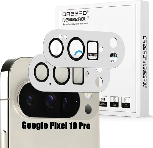 Vista 34 de Orzero Paquete de 2 protectores de lente de cámara compatibles con Google Pixel 9 Pro XL, protector de cámara de metal y vidrio de alta calidad