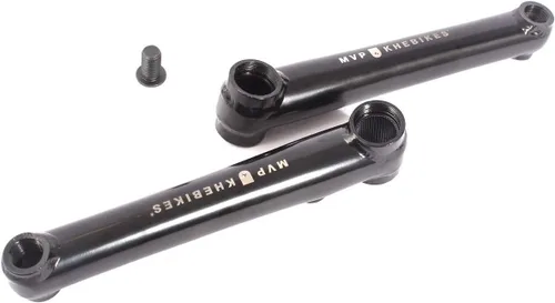 Vista 2 de KHEbikes KHE MVP BMX Brazos de manivela 48T 4130 CrMo para eje de 0.748 in 6.496 in Par Negro solo 1.27lbs
