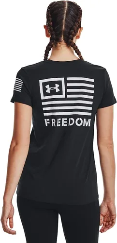 Vista 4 de Under Armour Nueva camiseta Freedom Banner para mujer