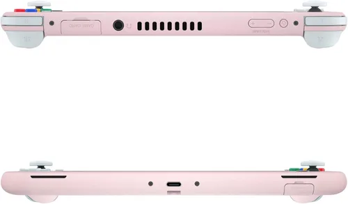 Vista 9 de eXtremeRate Cherry Blossoms Pink DIY Replacement Shell for Nintendo Switch Lite, NSL Handheld Controller Housing with Screen Protector, Custom Cover