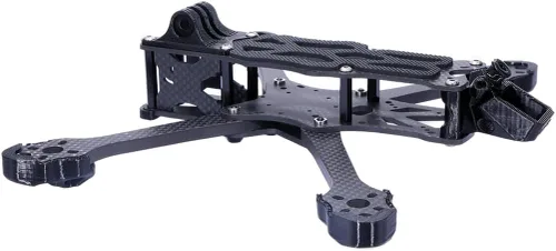 Vista 5 de Kit de marco para drones compatible con APEX HD Racing Drone Quadcopter (marco con impresión 3D)