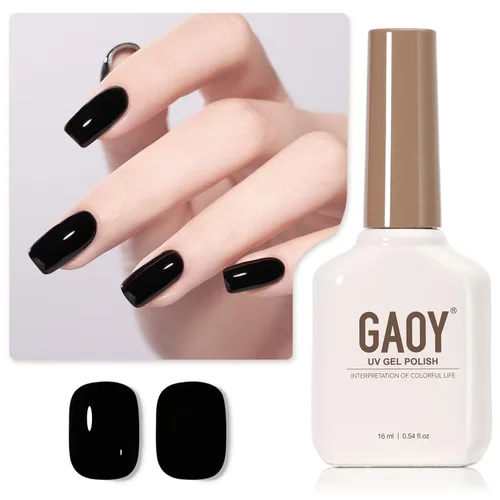 Vista 29 de GAOY - Esmalte de uñas de gel marrón, 16ml de esmalte de gel para quitar por remojo, curado con luz UV para arte de uñas, manicura DIY en casa, 2088