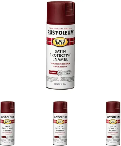 Vista 33 de Rust-Oleum 7776830 - Pintura en aerosol para prevención del óxido, 12 onzas, negro plano