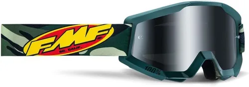 Vista 5 de Gafas 100% FMF POWERCORE Gris asalto - Lente transparente