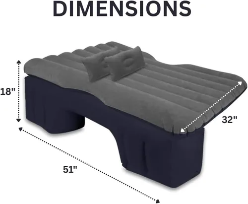 Vista 2 de Colchón de cama de camión para cama de coche, colchón de aire, colchón inflable para SUV