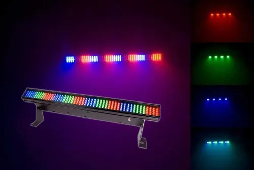 Vista 2 de Chauvet COLORSTRIP MINI LED Multicolor DJ Light Bar Efecto Color Tiras de Color+Bolsa