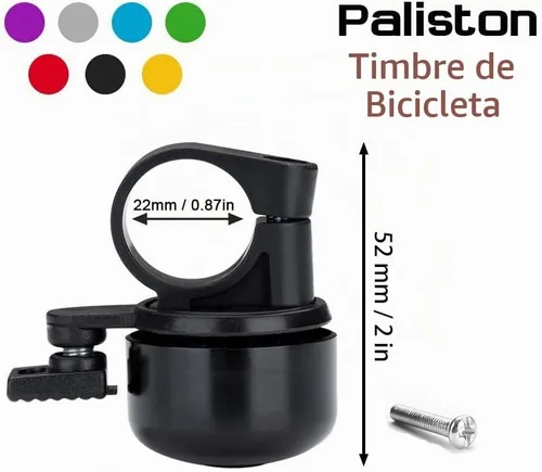 Vista 5 de Timbre de Bicicleta Timbre de Bicicleta Sonido Nítido para Adultos Niños Niños Niñas 2 piezas negro - negro