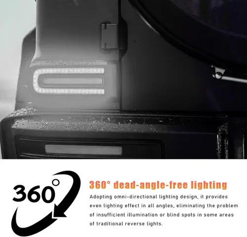 Vista 21 de 4 piezas de luces LED de reversa, 6500K de super brillo, 45SMD-4014 chipsets para bombilla de señal de giro, luces LED T15 de freno, de parada