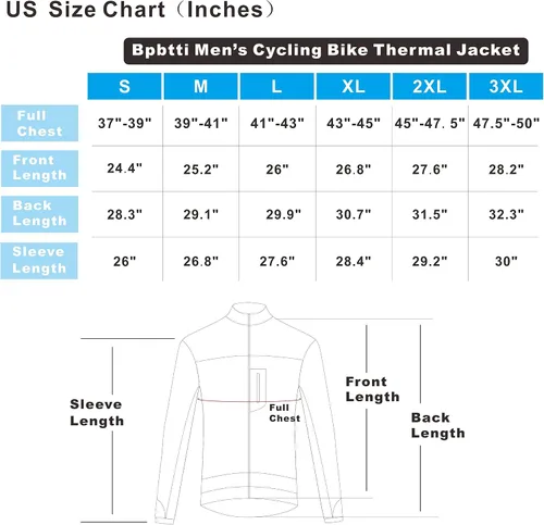 Vista 7 de bpbtti Chaqueta térmica Softshell para hombre para ciclismo, correr, abrigo de rendimiento para invierno, resistente al viento, transpirable