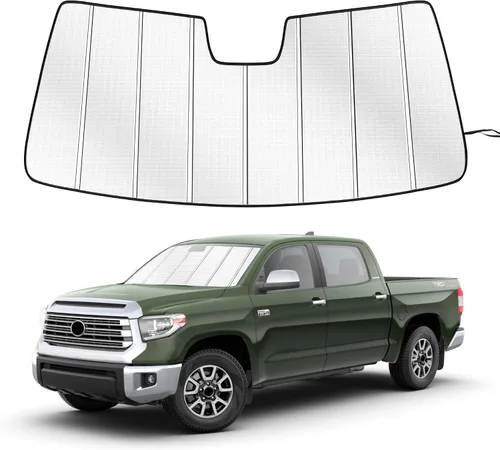 Vista 15 de Parasol para parabrisas para Honda CR-V 2017-2022, diseño plegable de acordeón de ajuste personalizado, accesorios de automóvil, protector de visera